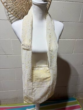 Light Yellow Floral bag by COLORS